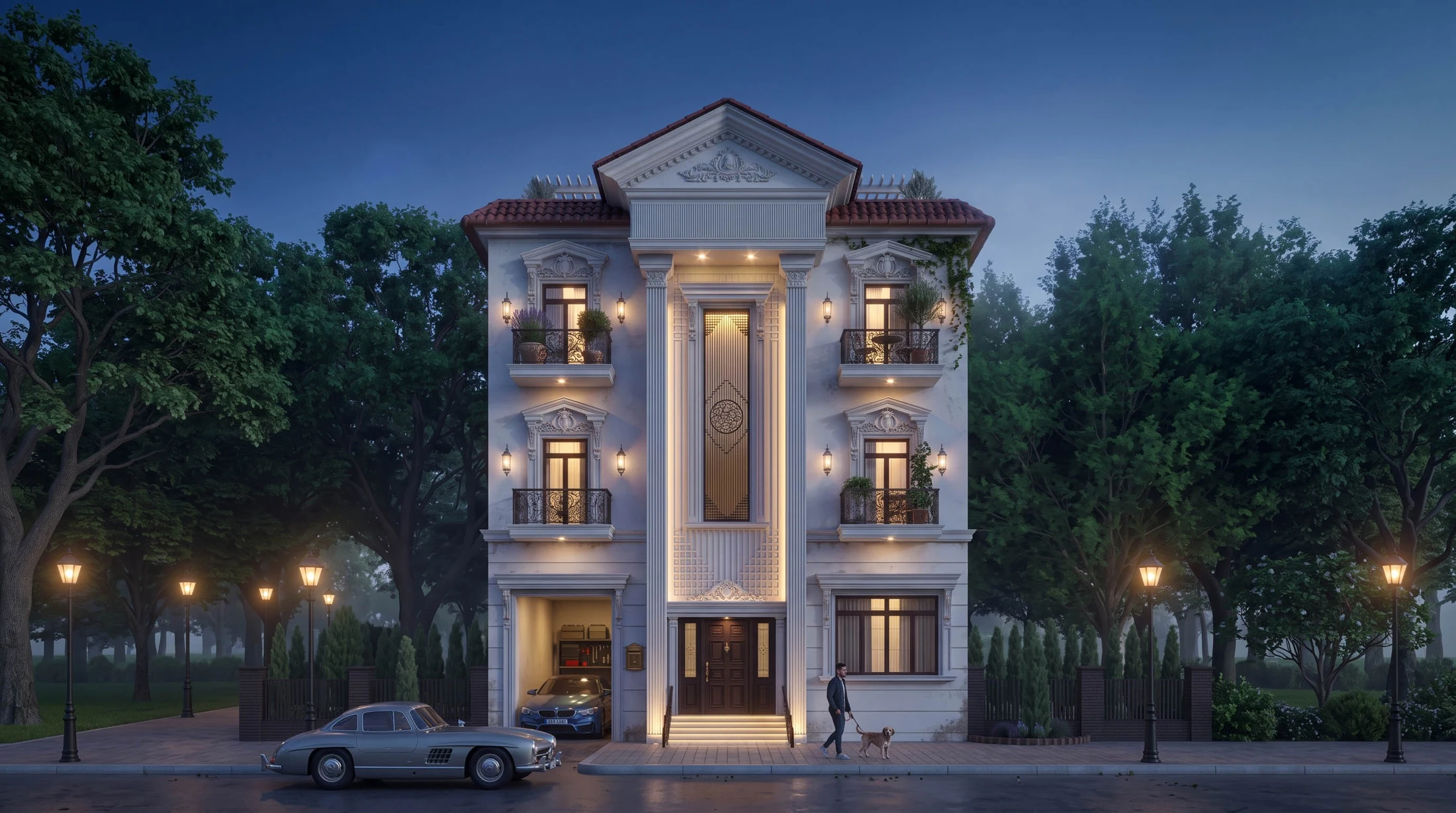 Architectural visualization by Waseem Dabbas